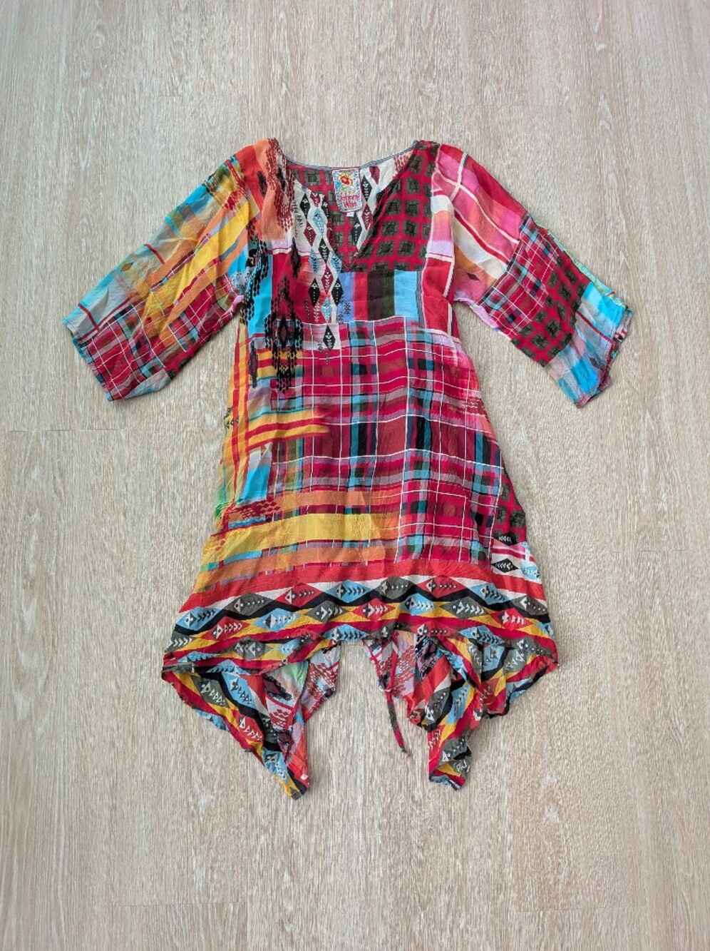 Johnny Was Dress Women's Small Multi Color